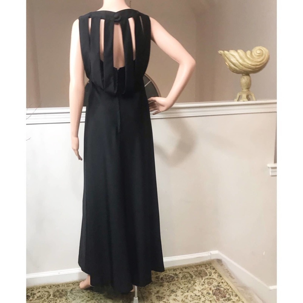 Weber 1970 Vintage Black Semi Formal Dress